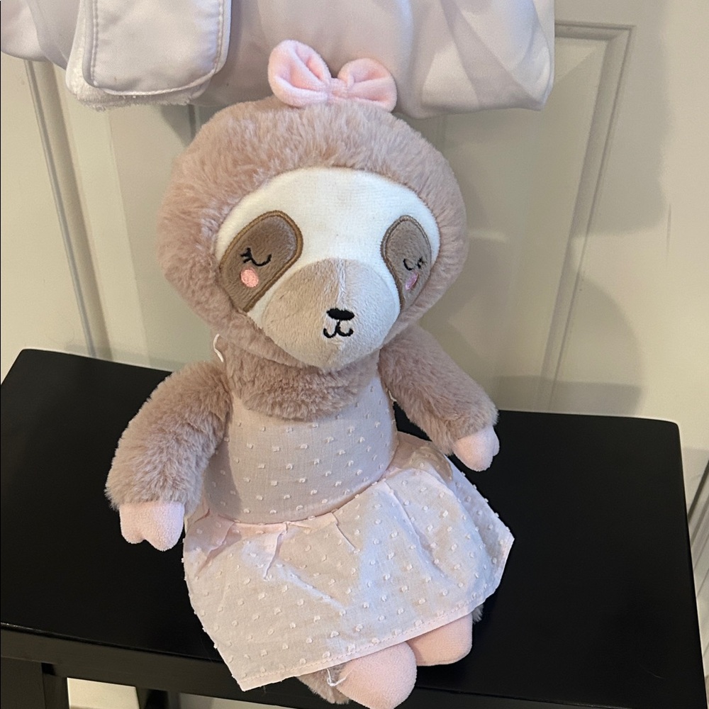 Adorable Pink Sloth Plush Toy